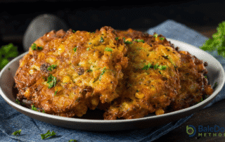 Crispy Garlic Thyme Quinoa Fritters
